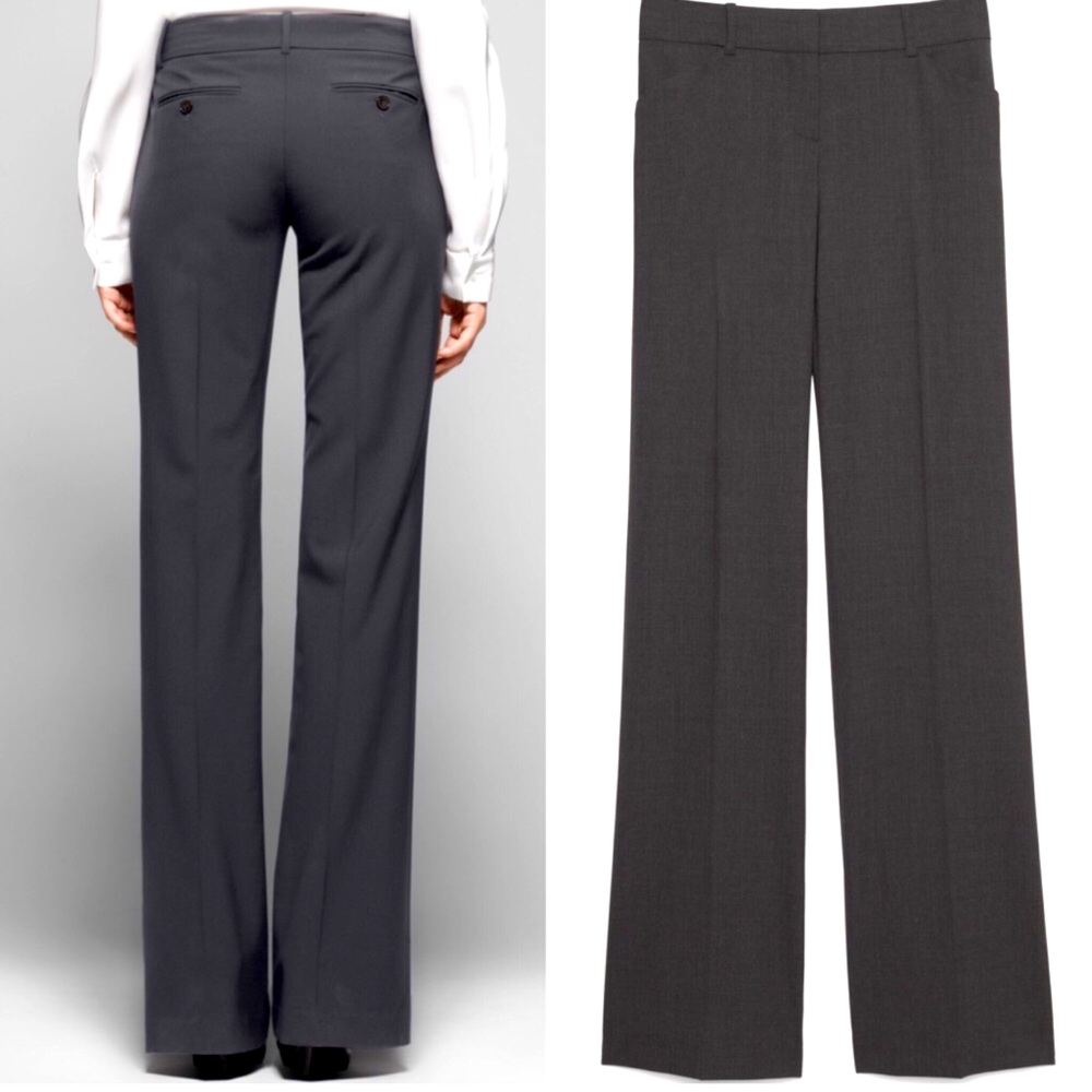Theory Max C Charcoal Pants